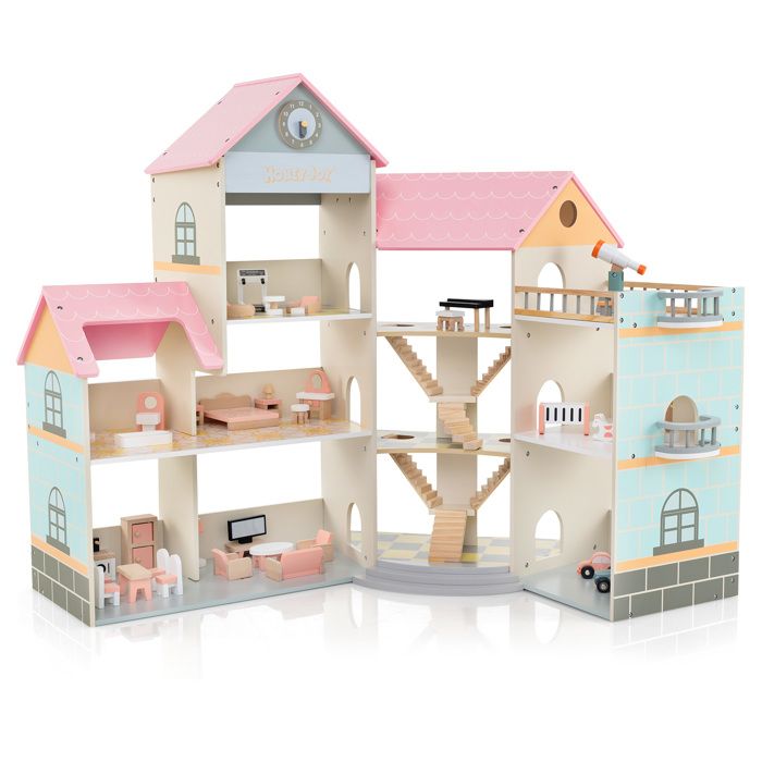 Farrow Industries Puppenhaus Zubehör – Treasure View 3-teiliges Set, Maßstab 1:12, Für Miniatur-Dioramen