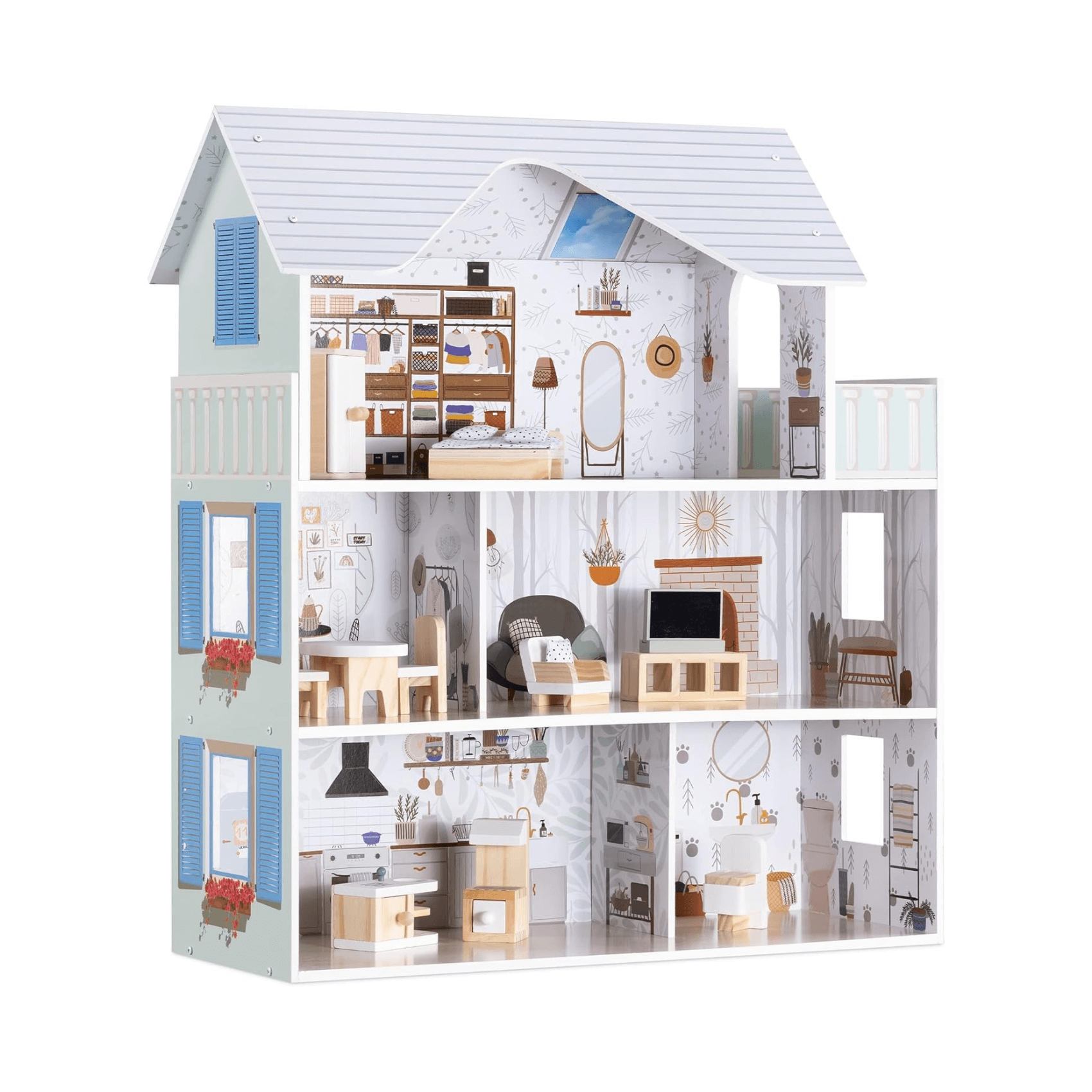 Amerikanisches puppenhaus 