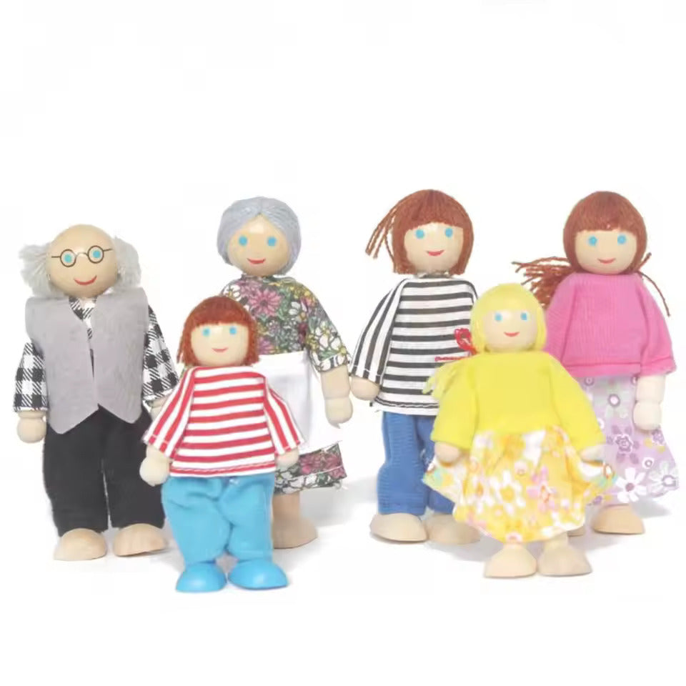 Puppenhaus figuren divers 