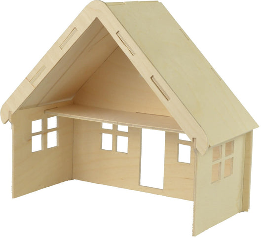 Puppenhaus holz leer 
