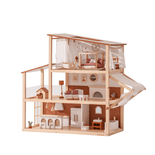 Puppenhaus holz modern 